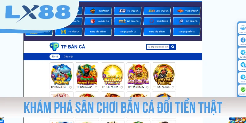 Khám phá sân chơi bắn cá đổi tiền thật cực chất